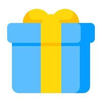 An icon design of gift box vector