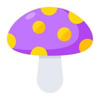 Modern design icon of mushroom vector