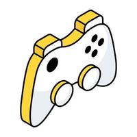 Modern design icon of gamepad vector