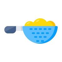 Modern design icon of strainer vector