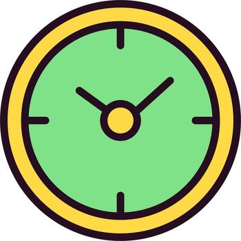icono de vector de reloj