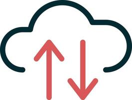 Cloud Data Vector Icon