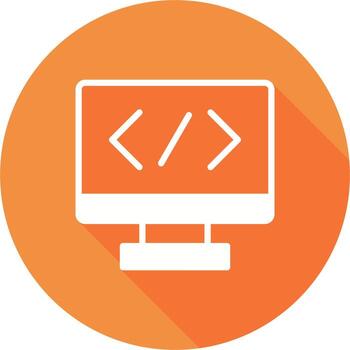 icono de vector de programación
