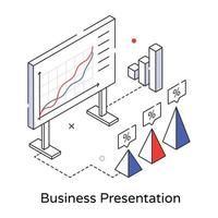 Trendy Business Presentation vector