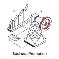 Trendy Business Promotion vector
