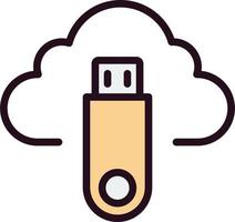 Flash Drive Vector Icon