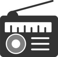 icono de vector de radio