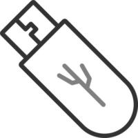 icono de vector de unidad usb