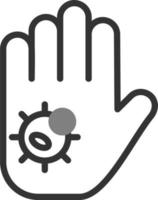 Dirty Hands Vector Icon