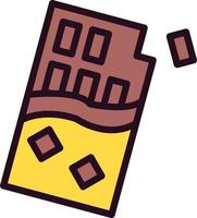Wrapped Chocolate Vector Icon