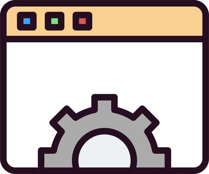 icono de vector de optimización web