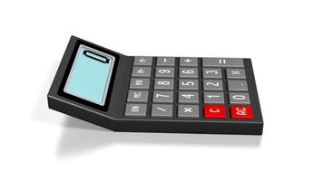 3d calculadora en blanco antecedentes - genial para temas me gusta contando, matemáticas etc. video
