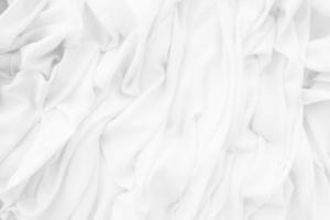 Close up White Fabric Cloth Texture Background. photo