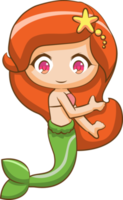 Mermaid png graphic clipart design