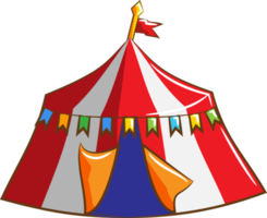 Cricus tent png graphic clipart design