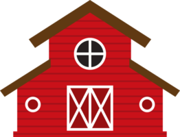 Barn png graphic clipart design