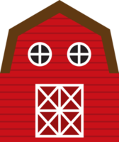 Barn png graphic clipart design