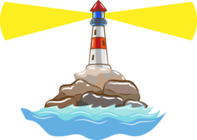 Lighthouse png graphic clipart design