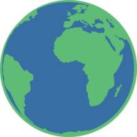 Planet earth png graphic clipart design