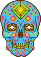 Sugar skull png graphic clipart design