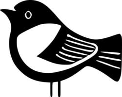 vector ilustración de pájaro forma