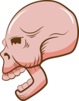 Skull png graphic clipart design