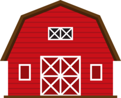 Barn png graphic clipart design