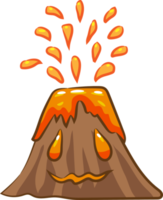 volcano png graphic clipart design
