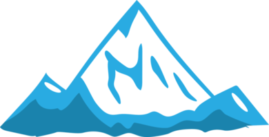 Mountain png graphic clipart design