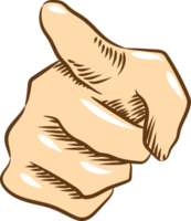 finger pekande png grafisk ClipArt design