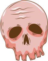 Skull png graphic clipart design