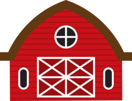 Barn png graphic clipart design