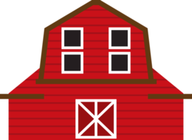 Barn png graphic clipart design