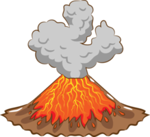 volcán png gráfico clipart diseño