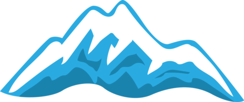 Mountain png graphic clipart design