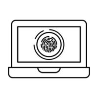 proteccion icono vector . contraseña ilustración firmar recopilación. ciber seguridad símbolo o logo.