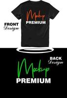 black t shirt mockup t shirt mockup vector