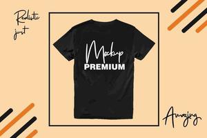 black t shirt mockup t shirt mockup vector