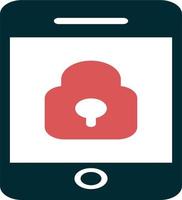 Mobile Security Vector Icon