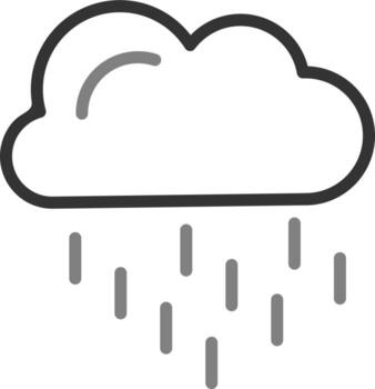 icono de vector de nube