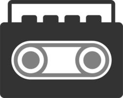 icono de vector de grabadora de cinta