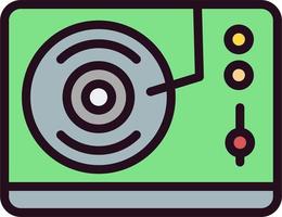 Record Player Vector Icon