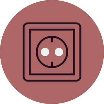 icono de vector de enchufe