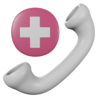 3D Medic Customer Call Icon png