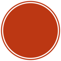 fond rond rouge pour le texte. créer des messages, des histoires, des titres, des faits saillants. clipart png transparent