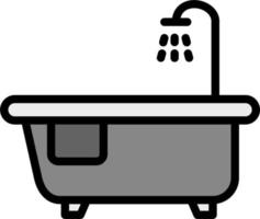 Bath Tub Vector Icon