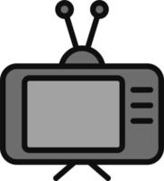 Old Tv  Vector Icon