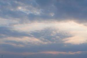beautiful panorama of sky and clouds photo