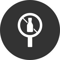 No Alcohol Vector Icon