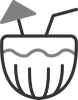 Coconut Drink Vector Icon